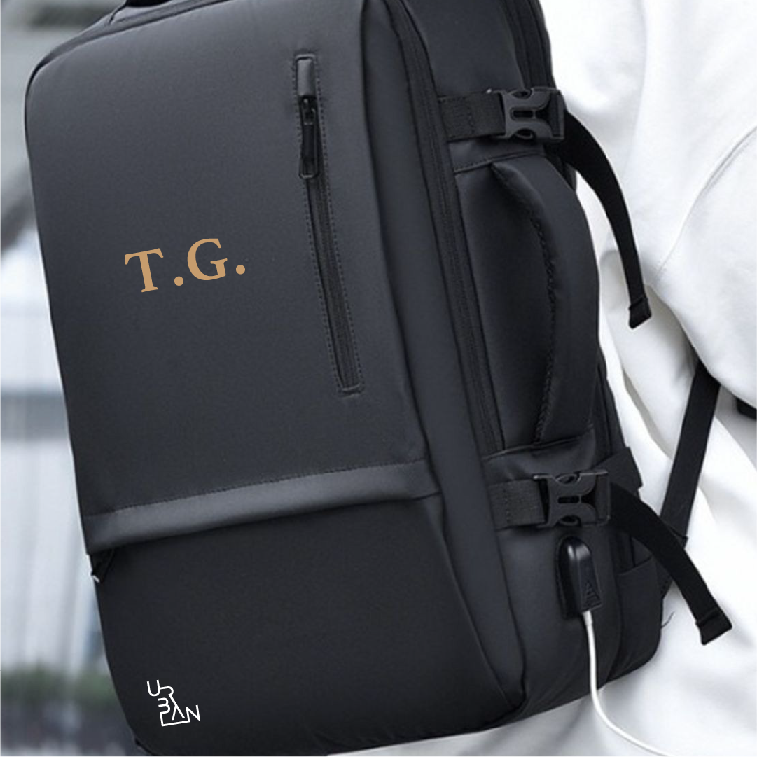 PRE-ORDER - Personalised Initials - Multi-Pocket Backpack